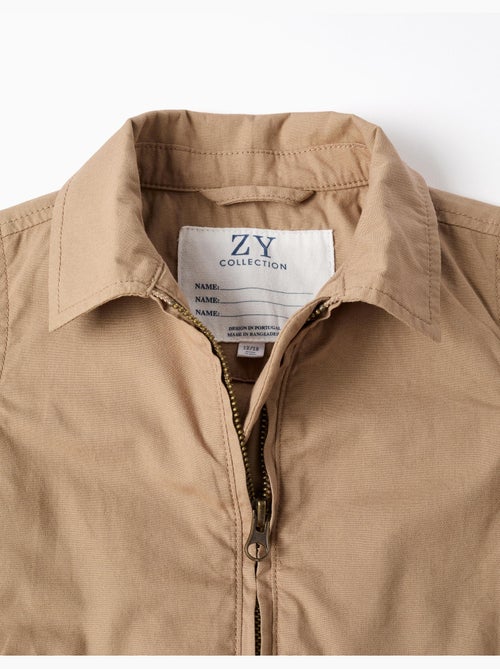 Blouson en sergé de coton avec poches - Kiabi