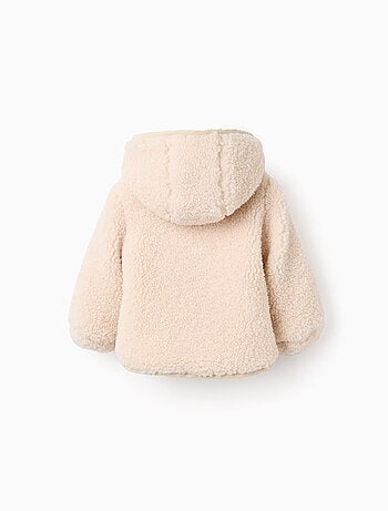 Blouson en Sherpa avec Capuche