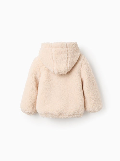 Blouson en Sherpa avec Capuche - Kiabi