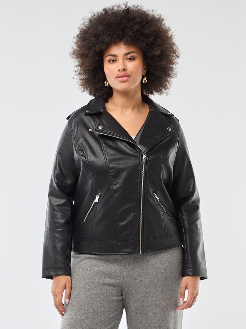 Di Pelle Veste Cuir Hiver Femme Blouson Cuir Femme La Redoute