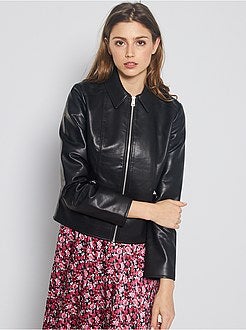 Blouson en simili - Kiabi