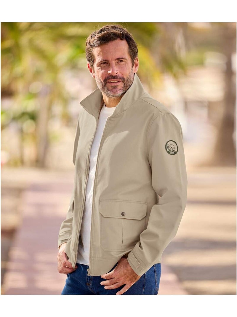 Blouson en Twill Exploration  - ATLAS FOR MEN Beige - Kiabi