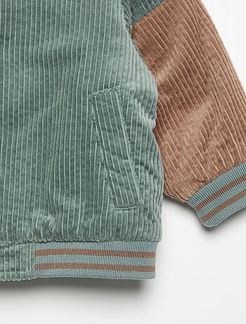 Blouson en velours côtelé