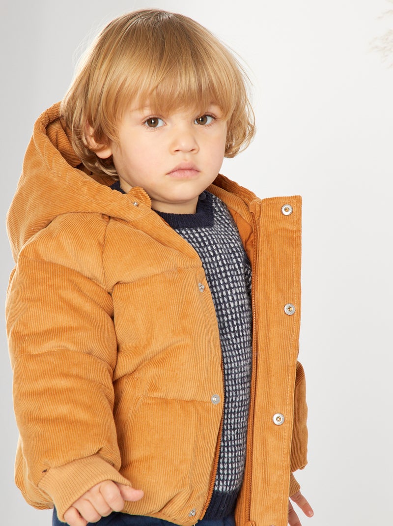 Blouson en velours MARRON - Kiabi
