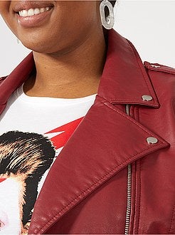 Blouson esprit biker - Kiabi