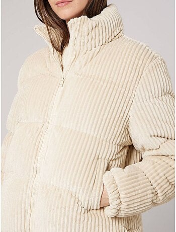 Blouson femme effet velours côtelé 'deeluxe'