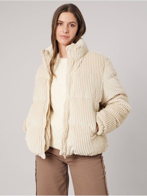 Blouson femme effet velours côtelé 'deeluxe' - Kiabi Blouson femme effet velours côtelé 'deeluxe' - Kiabi