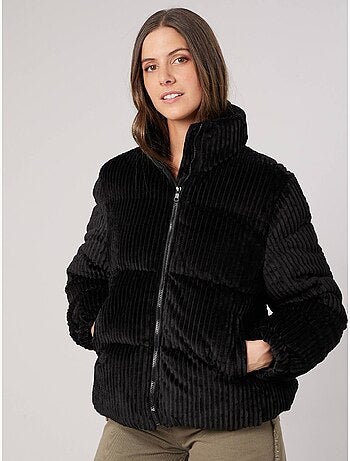 Blouson femme effet velours côtelé 'deeluxe'