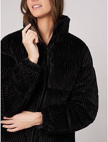 Blouson femme effet velours côtelé 'deeluxe'