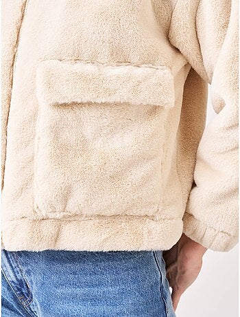 Blouson femme imitation fausse fourrure 'deeluxe'