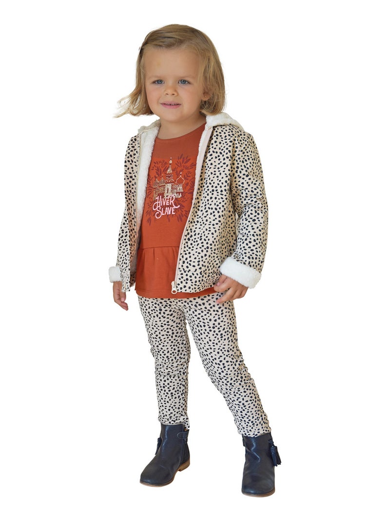 BLOUSON FILLE DILETTE Blanc - Kiabi