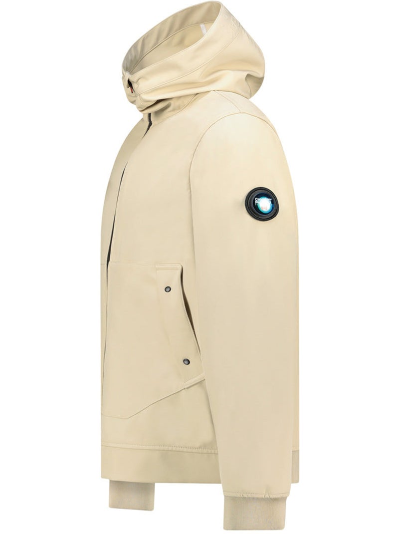 Blouson fin à capuche abraleak – canadian peak Beige - Kiabi