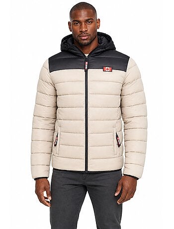 Blouson fin matelassé à capuche amigoclerceak – canadian peak
