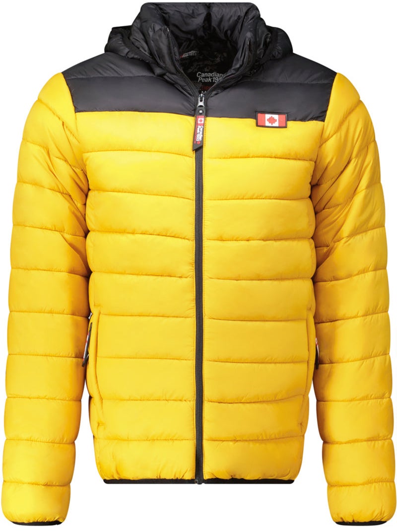 Blouson fin matelassé à capuche amigoclerceak – canadian peak Moutarde - Kiabi