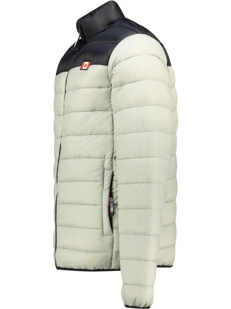 Blouson fin matelassé à capuche amigoclerceak – canadian peak Vert Sauge - Kiabi