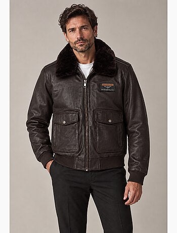 Blouson fligh airborn redskins