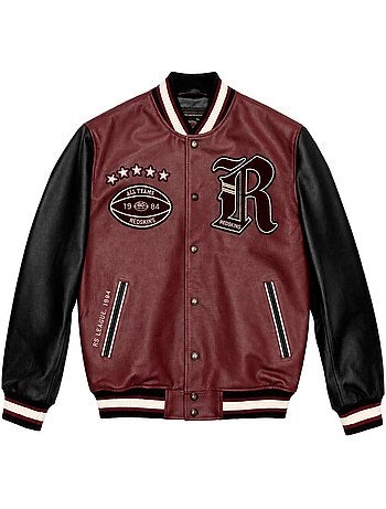 Blouson football cohiba bordeaux redskins