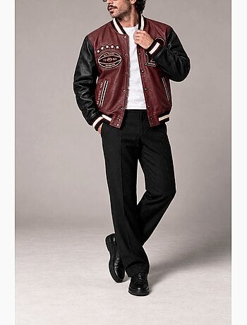 Blouson football cohiba bordeaux redskins