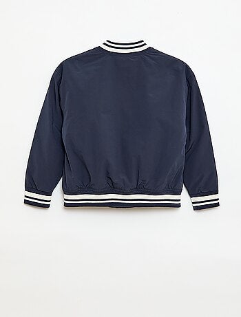 Blouson forme aviateur à pressions