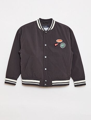 Blouson forme aviateur à pressions