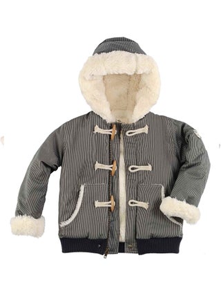 Blouson  Garçon  à Capuche  Doublure Imitation Mouton  JUDE - La Faute à Voltaire