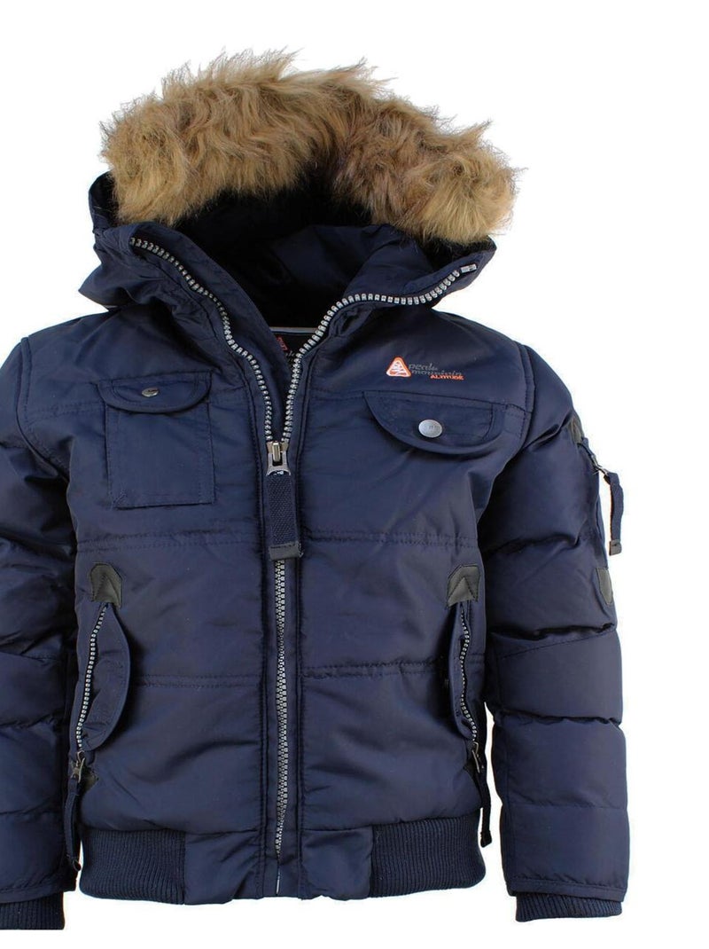 Blouson garçon ECOFLIK - PEAK MOUNTAIN Bleu marine - Kiabi