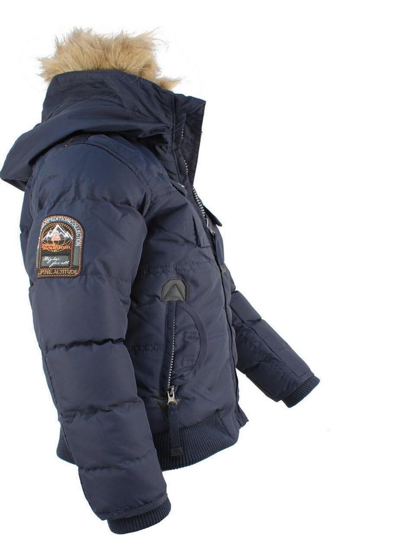 Blouson garçon ECOFLIK - PEAK MOUNTAIN Bleu marine - Kiabi
