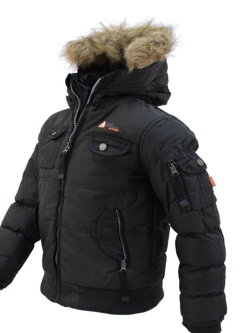 Blouson garçon ECOFLIK - PEAK MOUNTAIN Noir Noir - Kiabi