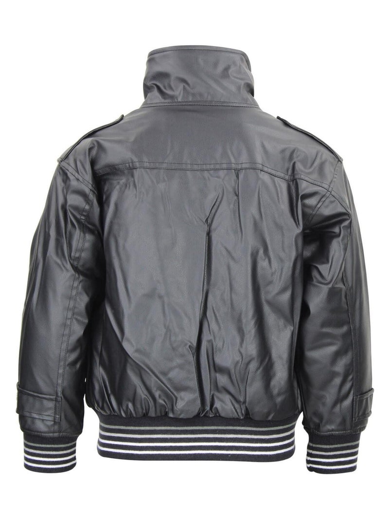 Blouson garçon EFO - SRK Noir Noir - Kiabi