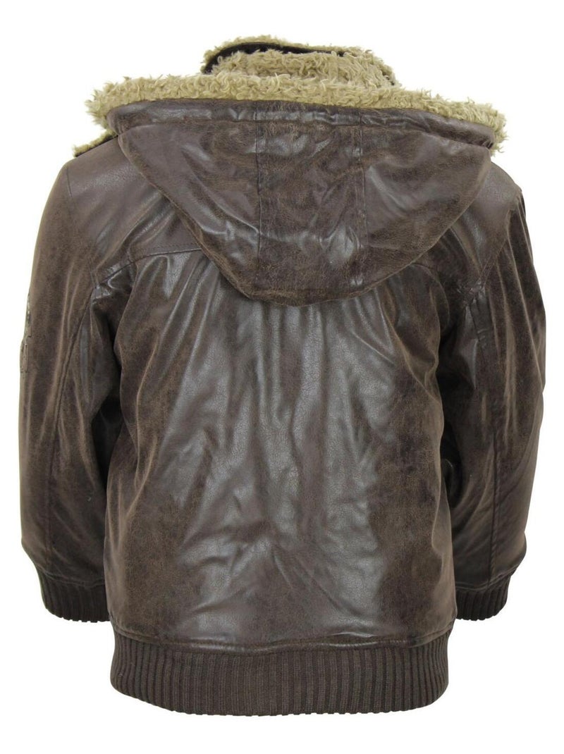 Blouson garçon ESLEBROCOP - SRK Marron - Kiabi