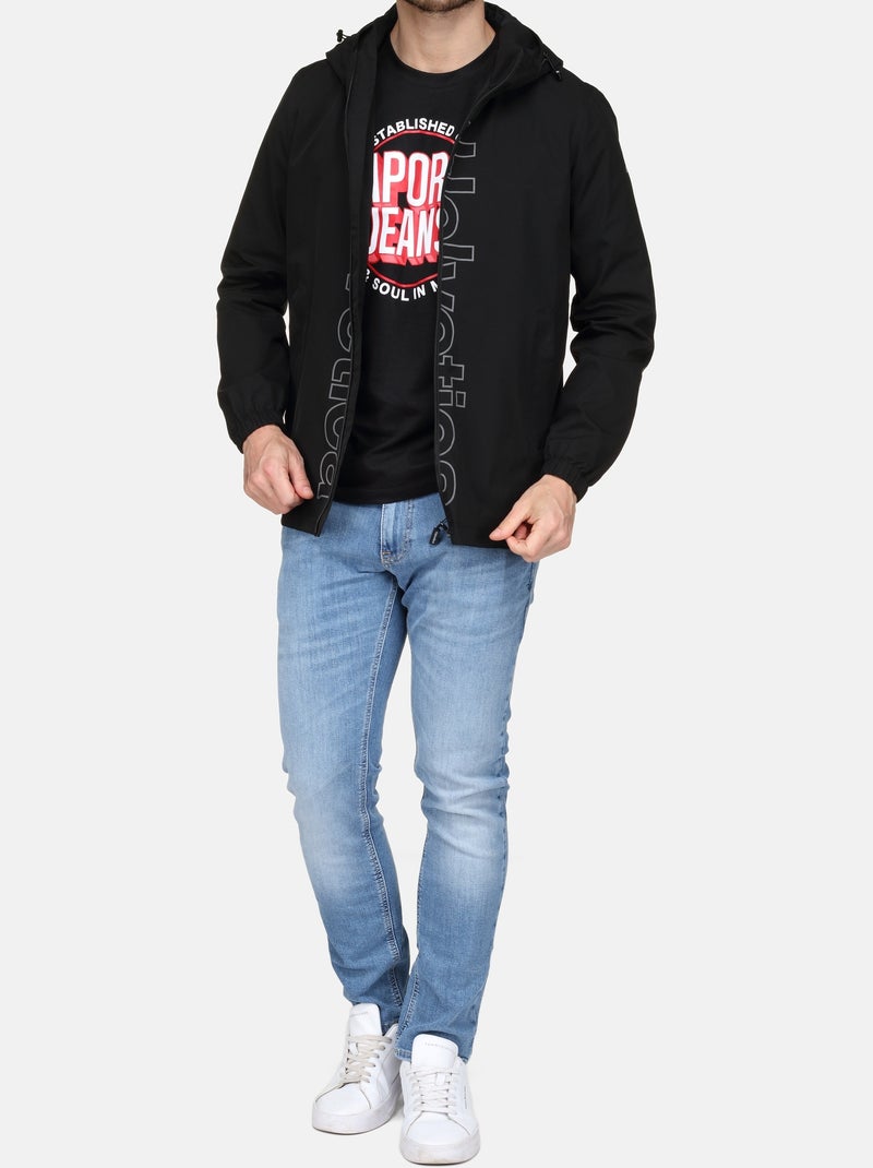 Blouson Helvetica Thomas 2 Noir - Kiabi