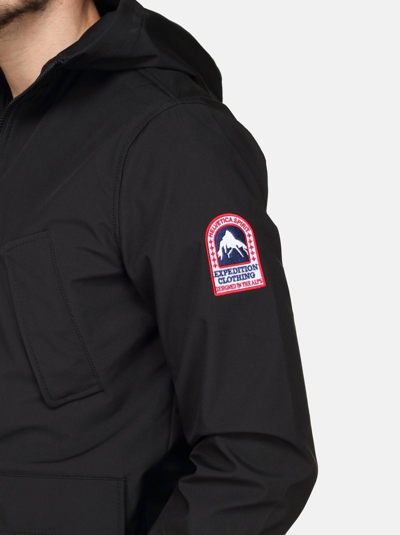 Blouson Helvetica Wilson 2.0 Noir - Kiabi