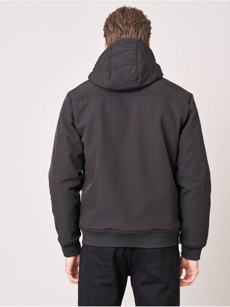 Blouson homme à capuche 'Deeluxe' Noir - Kiabi