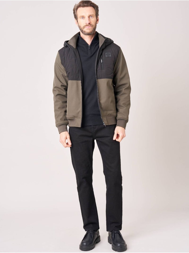 Blouson homme à capuche 'deeluxe' Vert foncé - Kiabi