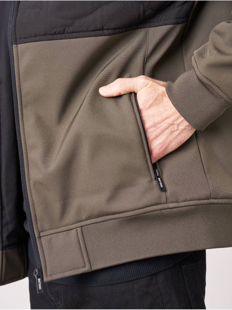 Blouson homme à capuche 'deeluxe' Vert foncé - Kiabi