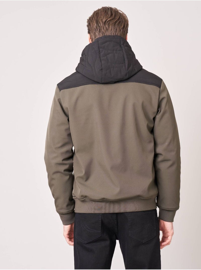 Blouson homme à capuche 'deeluxe' Vert foncé - Kiabi