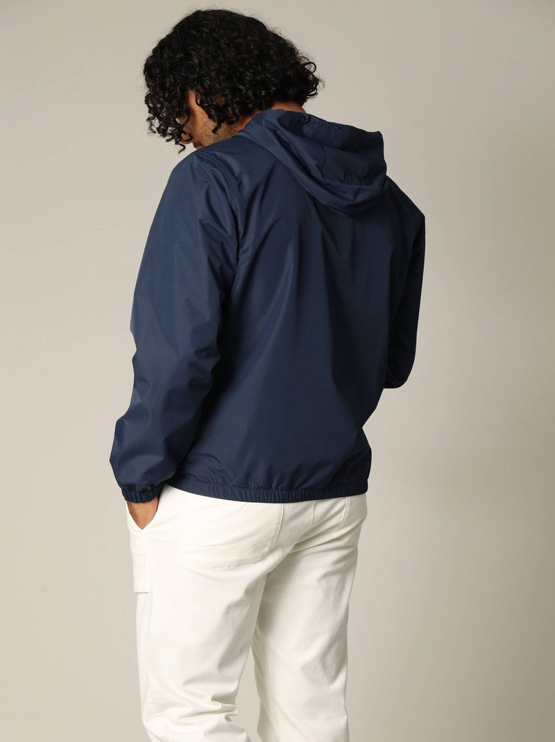 Blouson homme avec capuches doublée 'Deeluxe' Bleu marine - Kiabi