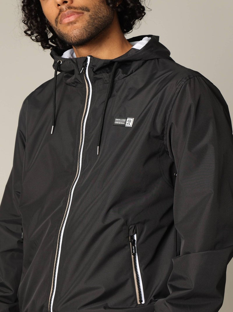 Blouson homme avec capuches doublée 'Deeluxe' Noir - Kiabi