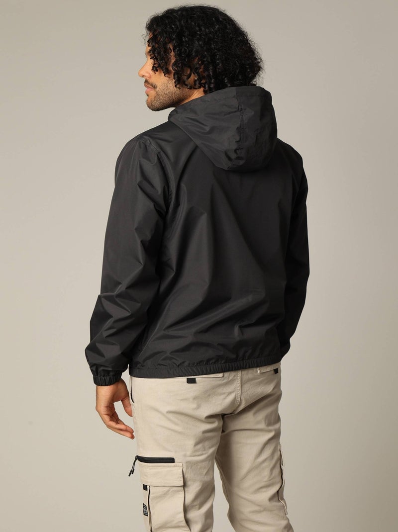 Blouson homme avec capuches doublée 'Deeluxe' Noir - Kiabi