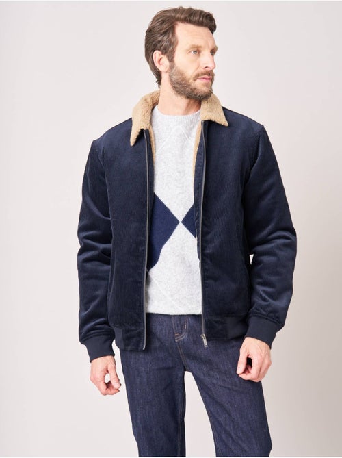 Blouson homme en 100% coton velours côtelé 'deeluxe' - Kiabi