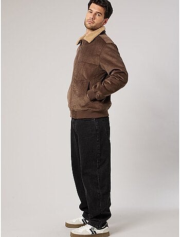 Blouson homme en 100% coton velours côtelé 'deeluxe'