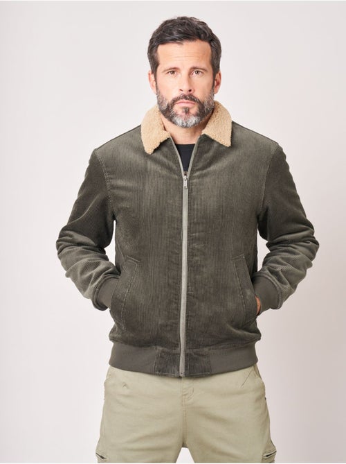 Blouson homme en 100% coton velours côtelé 'deeluxe' - Kiabi