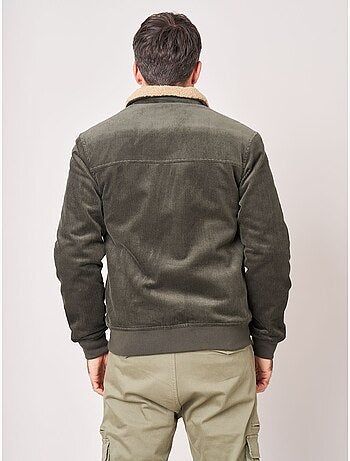 Blouson homme en velours côtelé 100% coton 'deeluxe'