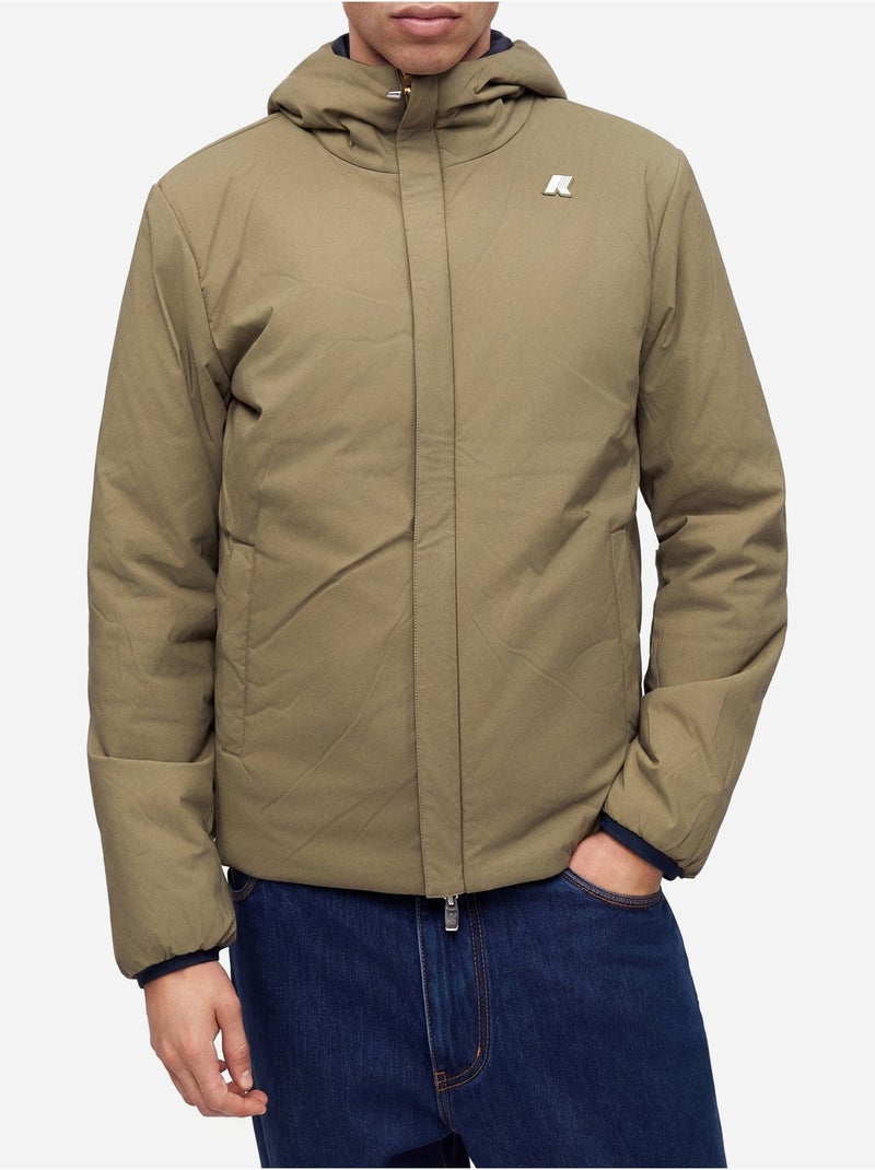 Blouson jack st warm double  - k-way Bleu - Kiabi