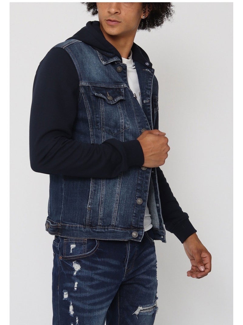 Blouson jeans Kebello Bleu - Kiabi