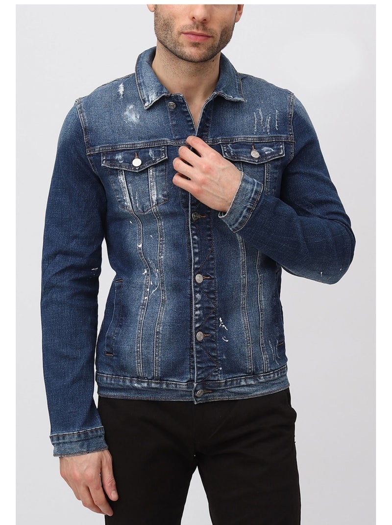 Blouson jeans Kebello Bleu - Kiabi