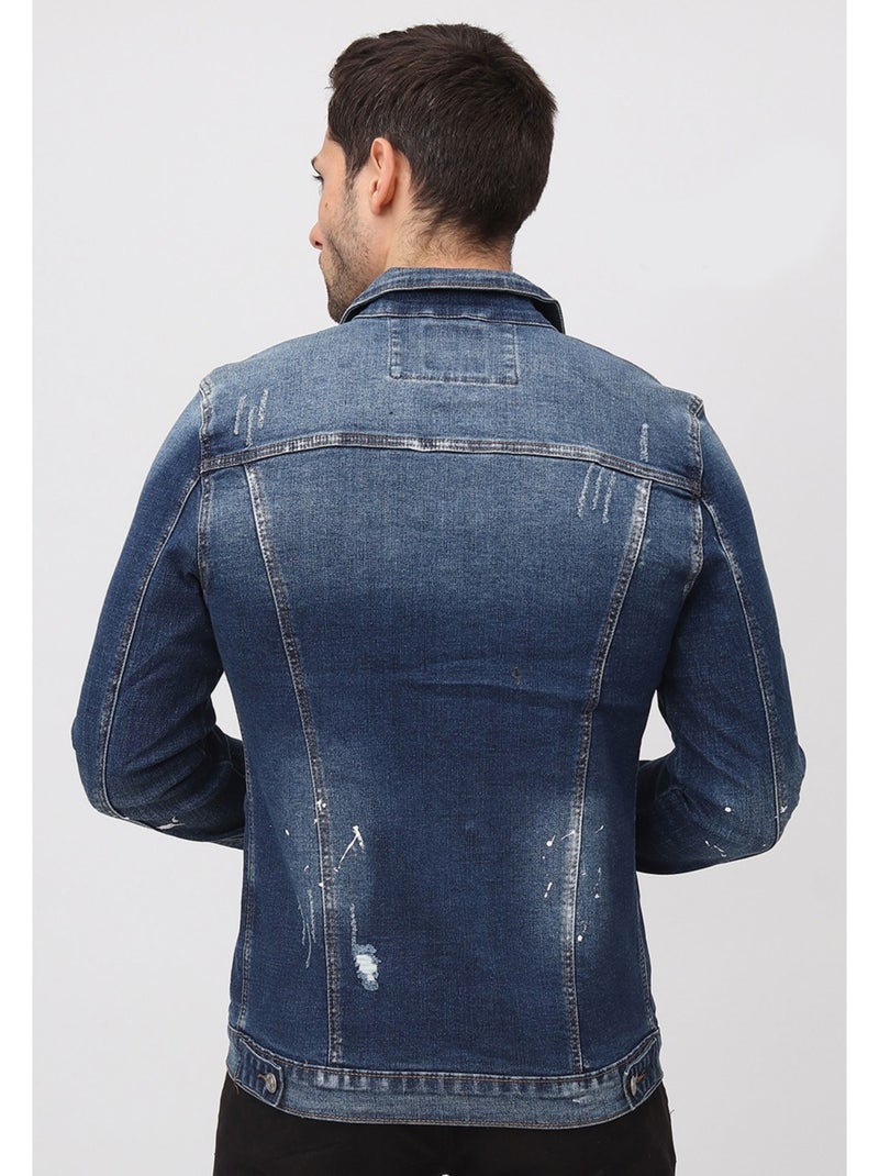 Blouson jeans Kebello Bleu - Kiabi