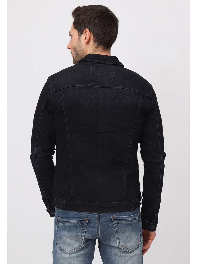 Blouson jeans Kebello Bleu marine - Kiabi