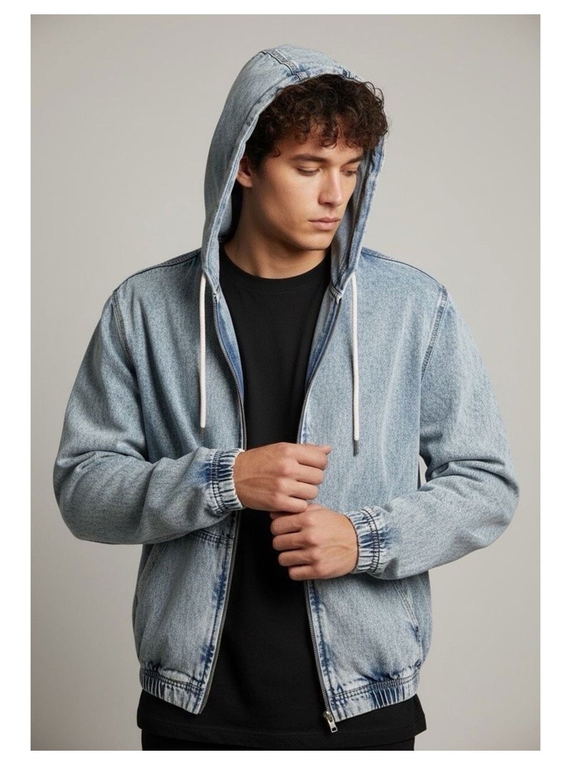 Blouson jeans Kebello Bleu - Kiabi