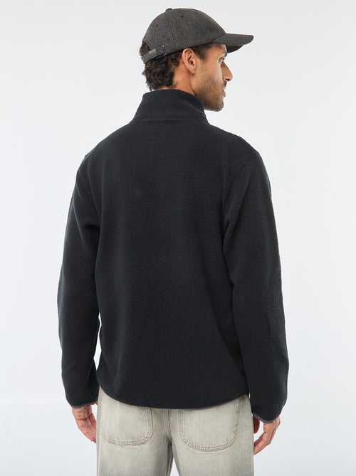 Blouson 'JJrebel' moutonné avec poche contrastante - Kiabi